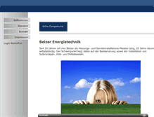 Tablet Screenshot of belzer-energietechnik.de